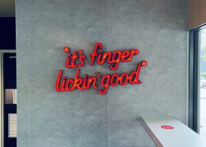 Custom Neon for KFC restaurant