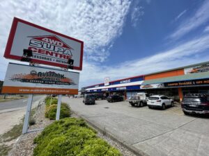 Large roadside pylon sign for 4WD Supa Centre