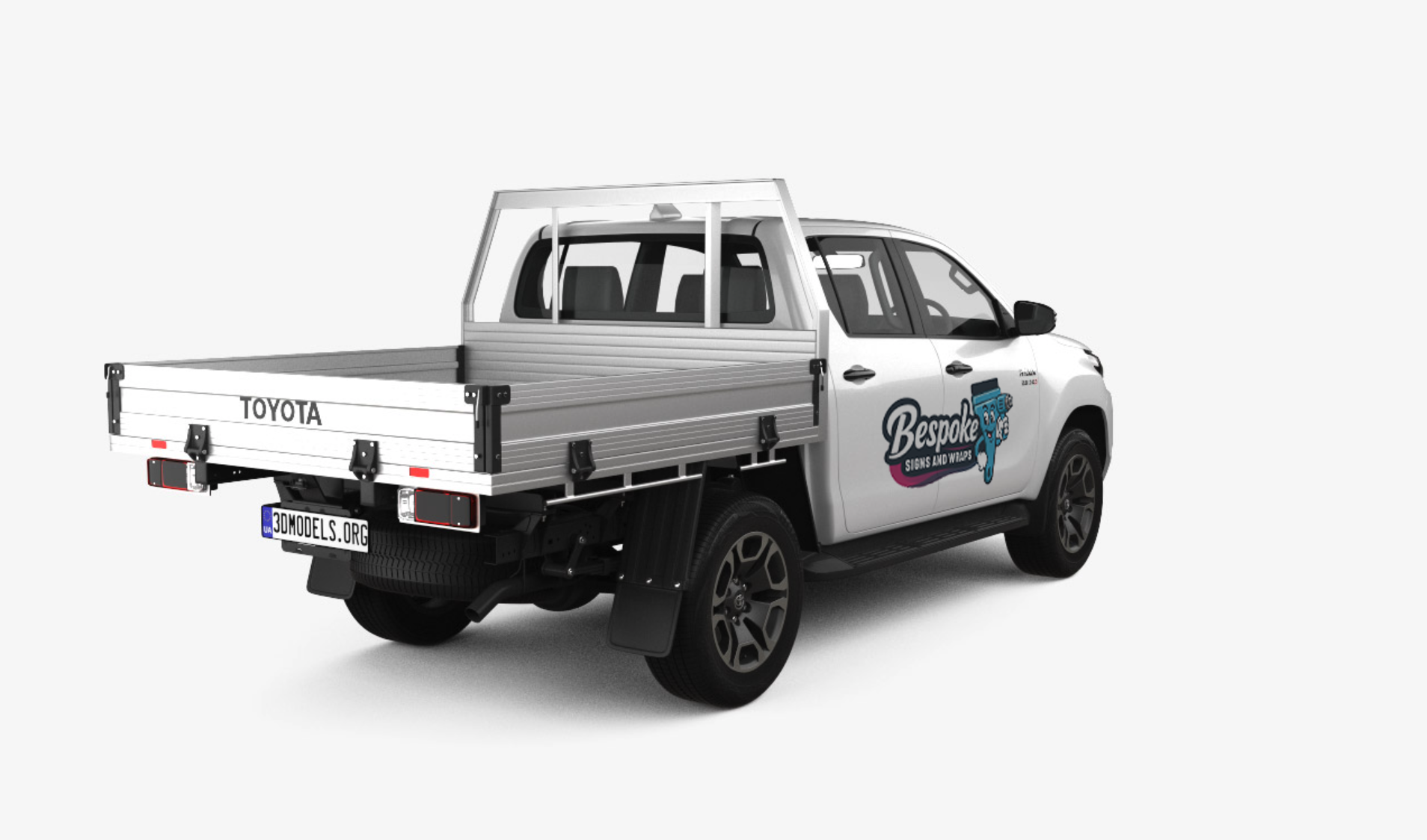 Dual Cab Tray Ute Large Logo 1 10 5