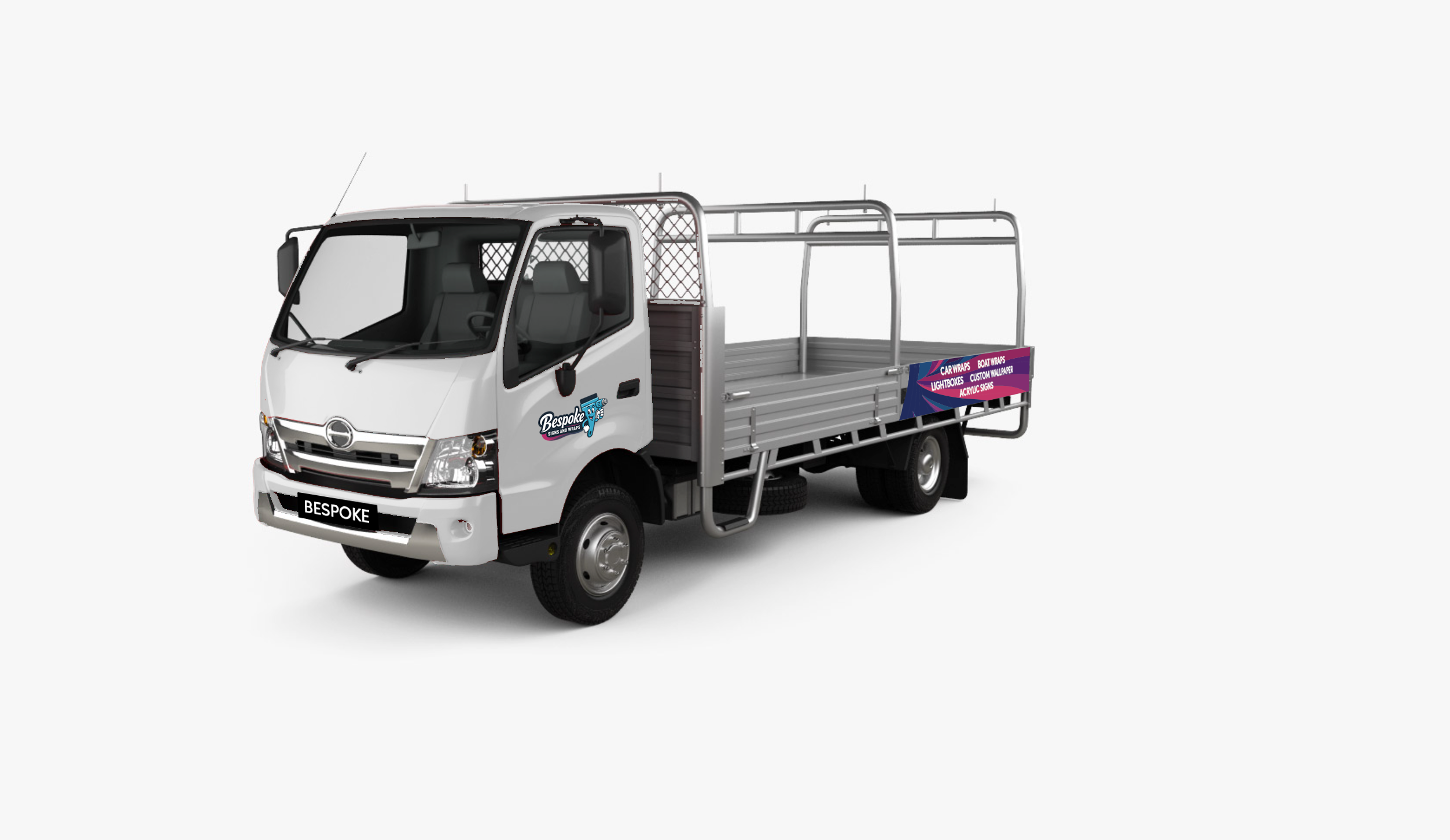 Tray Truck Cab Logo with Panels 2 2 14