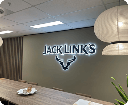 LED illuminated business signs Central Coast