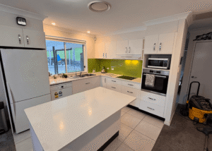 Kitchen Cupboard Wrap in White Coverstyle Film 5 After Kitchen